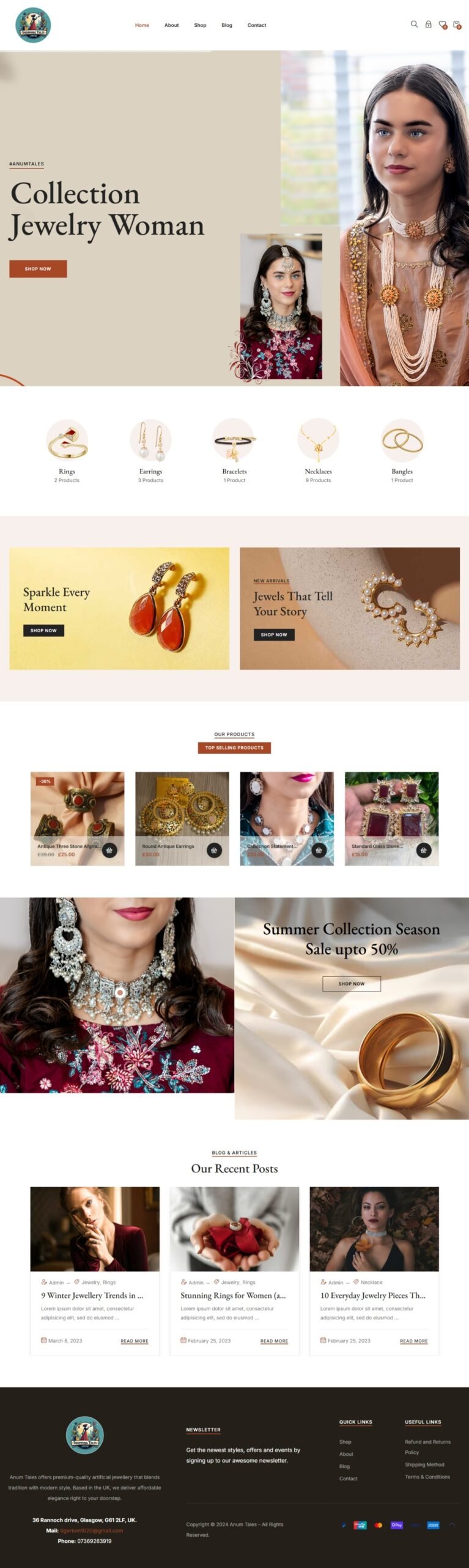 Anum Tales Website Preview