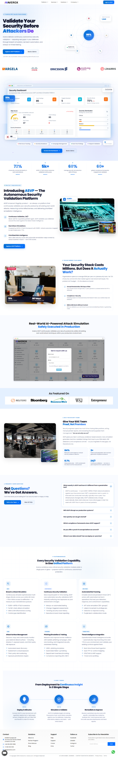 Averox Website Preview