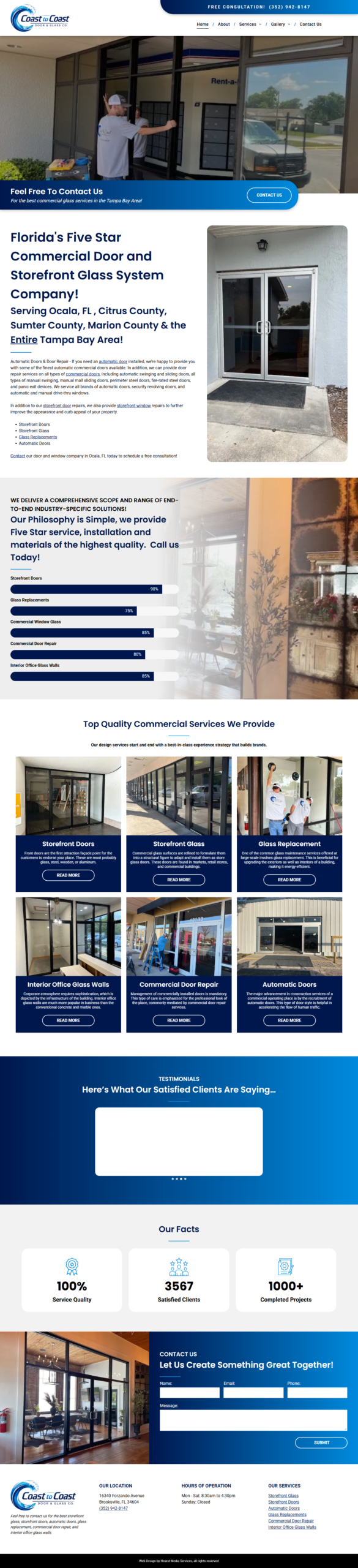 C2C Door Website Preview