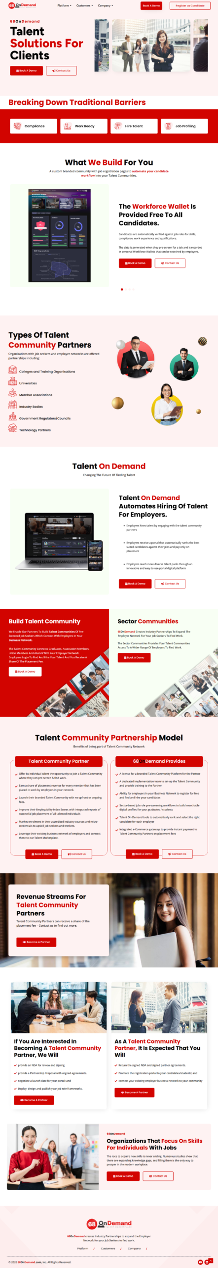 68 On Demand Website Preview